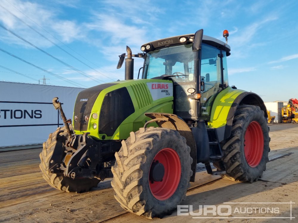 Claas Axion 810 Tractors For Auction: Leeds – 23rd, 24th, 25th, 26th October @ 08:00am