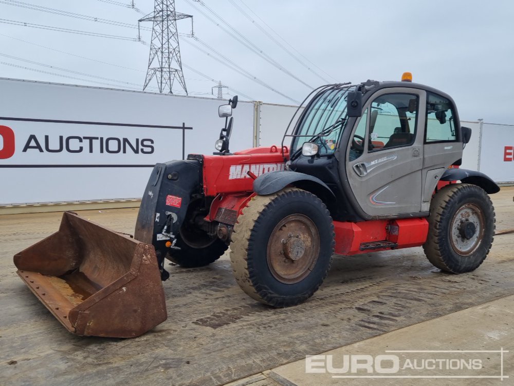 2015 Manitou MT835 Telehandlers For Auction: Leeds – 23rd, 24th, 25th, 26th October @ 08:00am