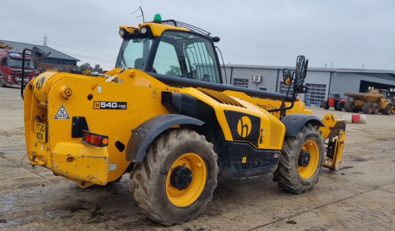 2020 JCB 540-140 Hi Viz Telehandlers For Auction: Leeds – 23rd, 24th, 25th, 26th October @ 08:00am full