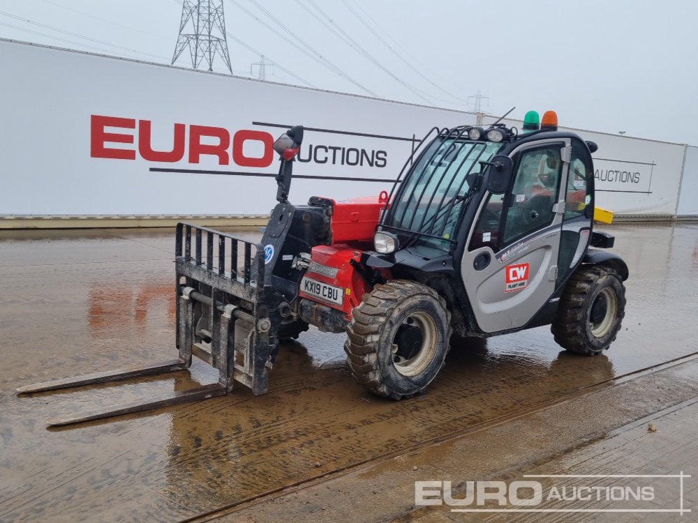 2019 Manitou MT625H Easy Telehandlers For Auction: Leeds – 23rd, 24th, 25th, 26th October @ 08:00am