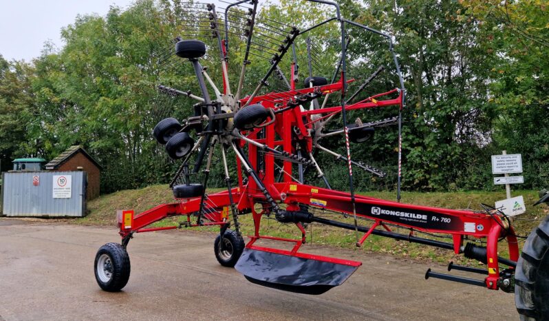 2017 Kongskilde R 760 twin rotor rake full