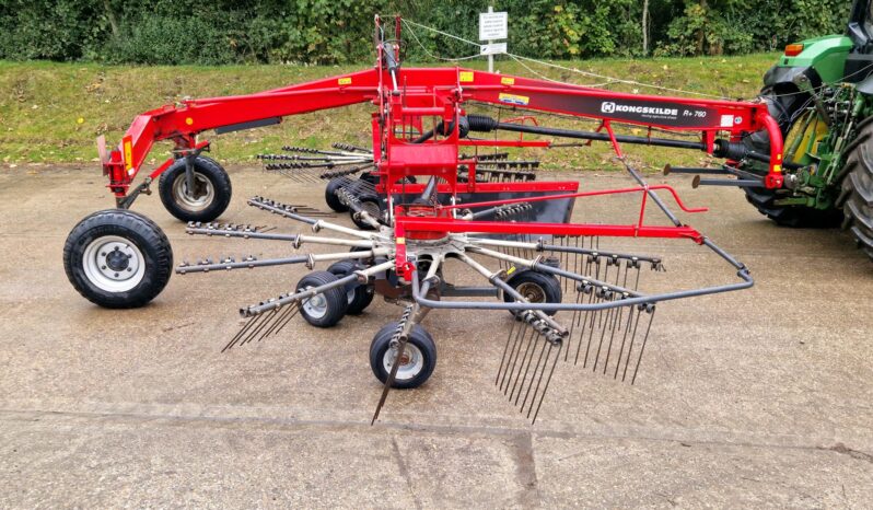 2017 Kongskilde R 760 twin rotor rake full