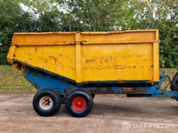 Richard western 10 ton tandem axle dump trailer full