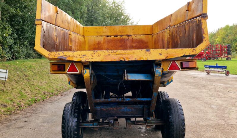 Richard western 10 ton tandem axle dump trailer full