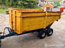 Richard western 10 ton tandem axle dump trailer full