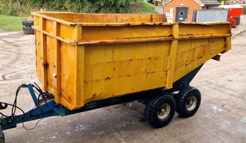 Richard western 10 ton tandem axle dump trailer full