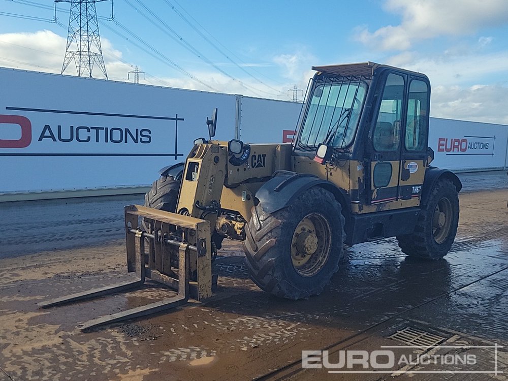 CAT TH62 Telehandlers For Auction: Leeds – 23rd, 24th, 25th, 26th October @ 08:00am