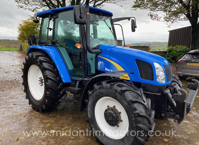 2009 New Holland T5060 c/w creep & front links full