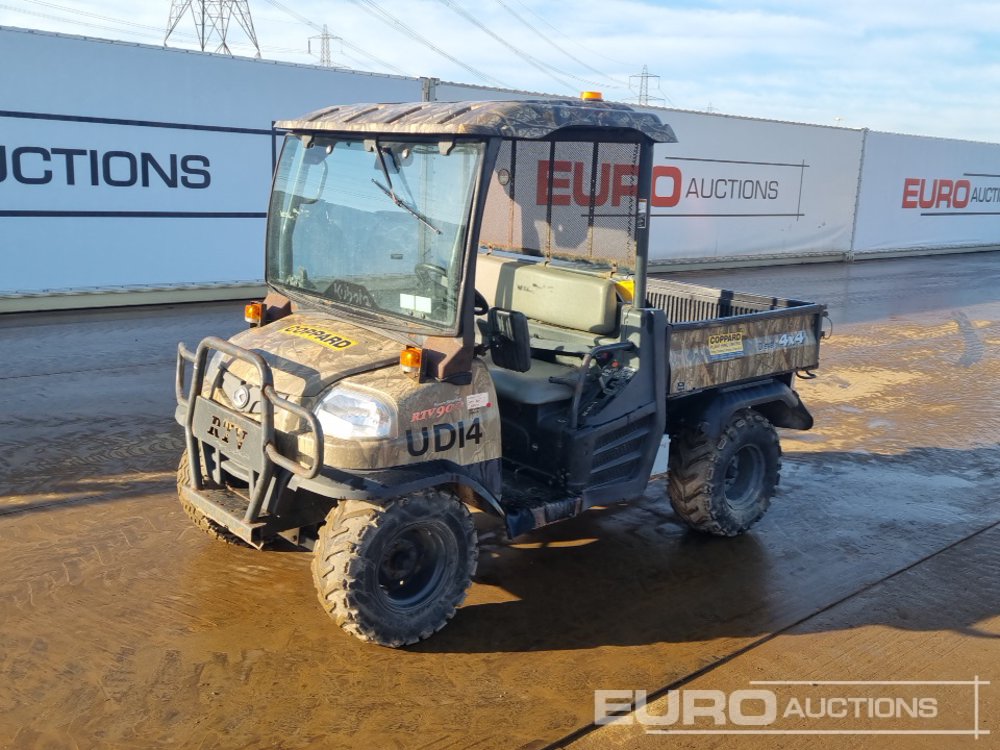 Kubota RTV900-EU Utility Vehicles For Auction: Leeds – 23rd, 24th, 25th, 26th October @ 08:00am