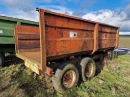 Griffiths Tandem Axle Drawbar Tipping Trailer full