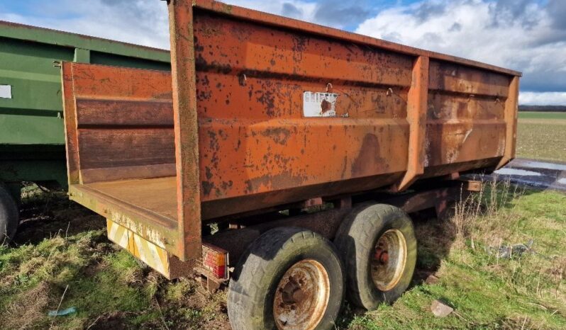 Griffiths Tandem Axle Drawbar Tipping Trailer full