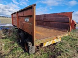 Griffiths Tandem Axle Drawbar Tipping Trailer full