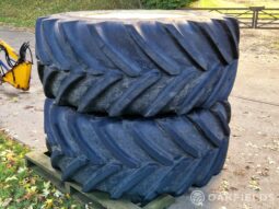 Pair of VF710/60 R38 Michelin XeoBib tyres full