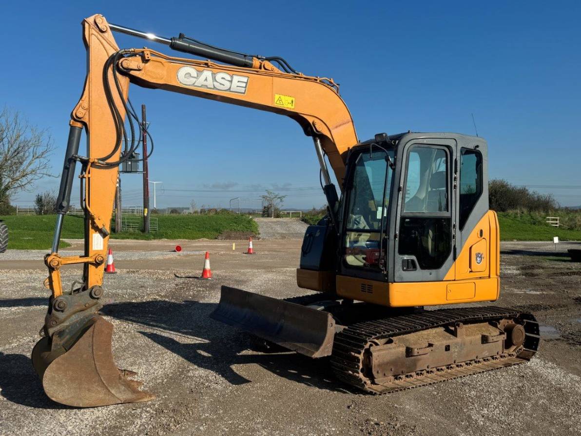 2014 Case CX75 SR midi excavator  – £29,500 for sale in Somerset