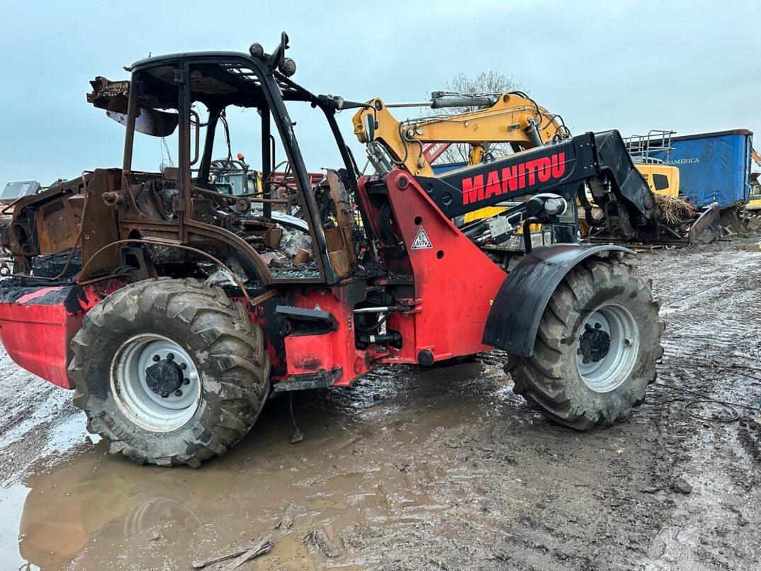 2019 Manitou MLA-T 533-145 V+ Agricultural Telehandler c/w Headstock (No Bucket/Attachment). 1