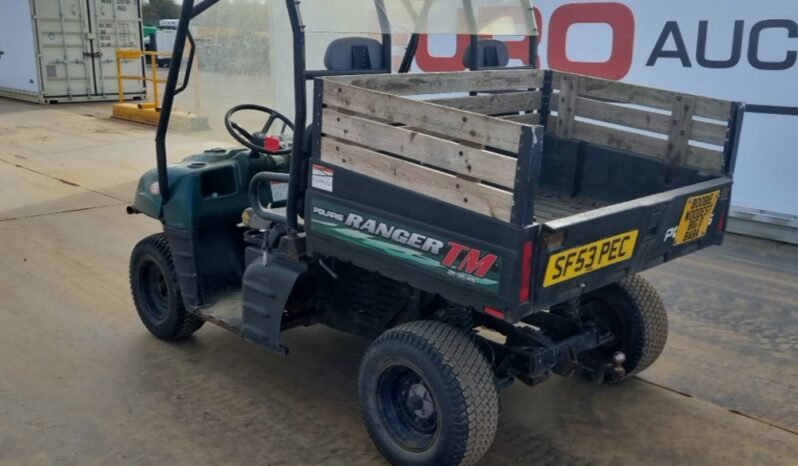 Polaris Ranger Utility Vehicles For Auction: Leeds -27th, 28th, 29th, 30th November 24 @ 8:00am full