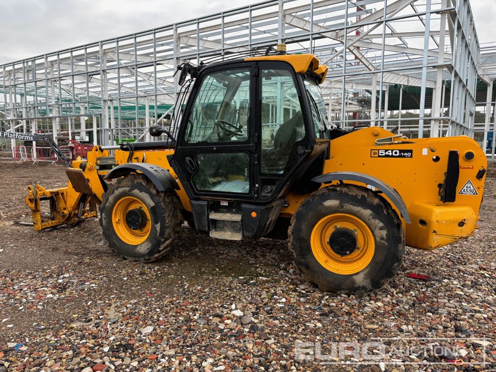 2018 JCB 540-140 Hi Viz Telehandlers For Auction: Leeds -27th, 28th, 29th, 30th November 24 @ 8:00am