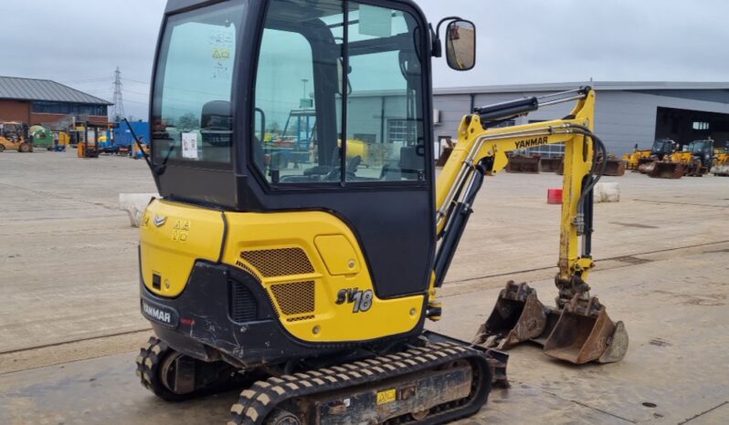 2020 Yanmar SV18 Mini Excavators For Auction: Leeds -27th, 28th, 29th, 30th November 24 @ 8:00am full