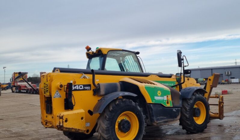 2017 JCB 540-180 Hi Viz Telehandlers For Auction: Leeds -27th, 28th, 29th, 30th November 24 @ 8:00am full