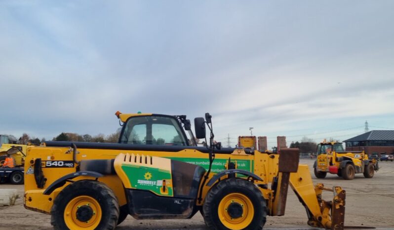 2017 JCB 540-180 Hi Viz Telehandlers For Auction: Leeds -27th, 28th, 29th, 30th November 24 @ 8:00am full