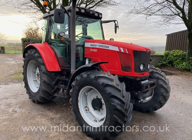 2009 Massey Ferguson 5480 T-3 c/w front suspension full