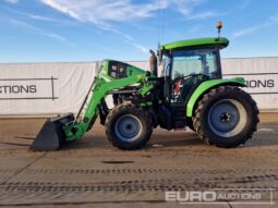 2019 Deutz-Fahr 5125 4WD Tractor, Front Linkage & PTO, Front Suspension, Profiline FZ20 Front Loader, 4 Spool Valves, A/C, Bucket & Forks ( 2814 hrs ) Tractors For Auction: Dromore – 6th & 7th December 2024 @ 9:00am full