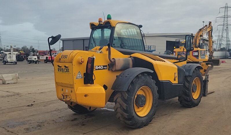 2019 JCB 540-140 Hi Viz Telehandlers For Auction: Leeds -27th, 28th, 29th, 30th November 24 @ 8:00am full