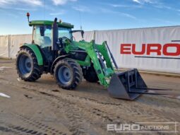 2019 Deutz-Fahr 5125 4WD Tractor, Front Linkage & PTO, Front Suspension, Profiline FZ20 Front Loader, 4 Spool Valves, A/C, Bucket & Forks ( 2814 hrs ) Tractors For Auction: Dromore – 6th & 7th December 2024 @ 9:00am full