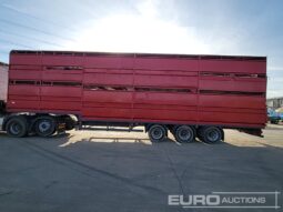 Houghton Tri Axle Double Deck Live Stock Trailer, Hydraulic Ramp Livestock Trailers For Auction: Leeds -27th, 28th, 29th, 30th November 24 @ 8:00am full