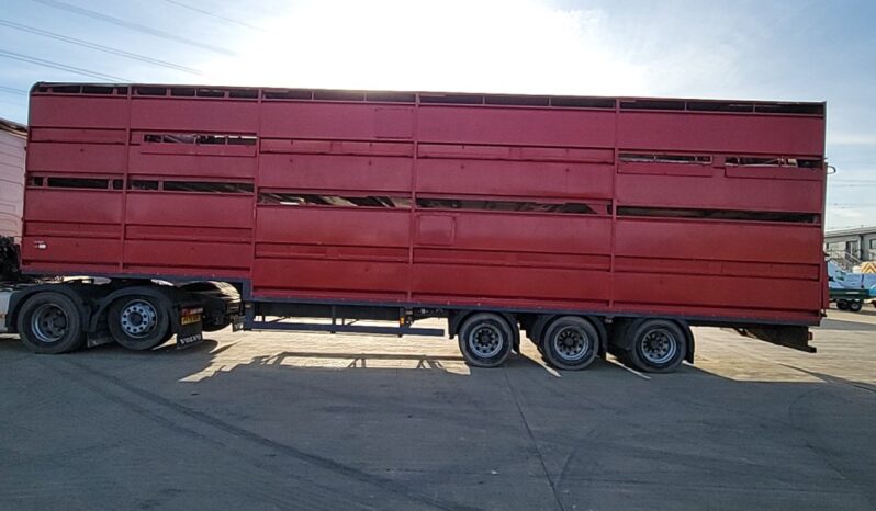 Houghton Tri Axle Double Deck Live Stock Trailer, Hydraulic Ramp Livestock Trailers For Auction: Leeds -27th, 28th, 29th, 30th November 24 @ 8:00am full