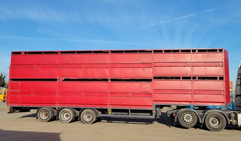 Houghton Tri Axle Double Deck Live Stock Trailer, Hydraulic Ramp Livestock Trailers For Auction: Leeds -27th, 28th, 29th, 30th November 24 @ 8:00am full