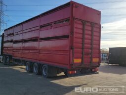 Houghton Tri Axle Double Deck Live Stock Trailer, Hydraulic Ramp Livestock Trailers For Auction: Leeds -27th, 28th, 29th, 30th November 24 @ 8:00am full