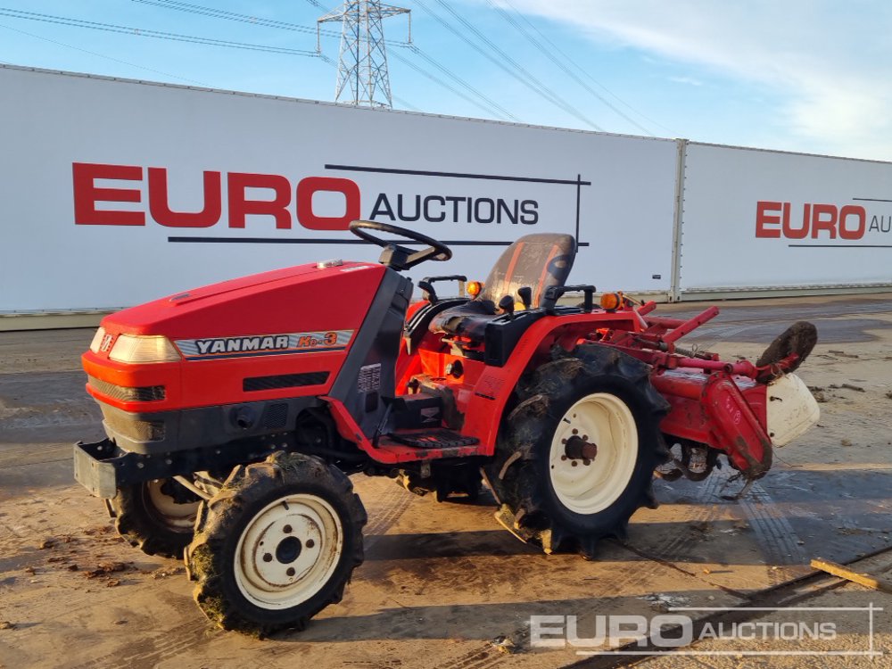 Yanmar KE-3 Compact Tractors For Auction: Leeds -27th, 28th, 29th, 30th November 24 @ 8:00am