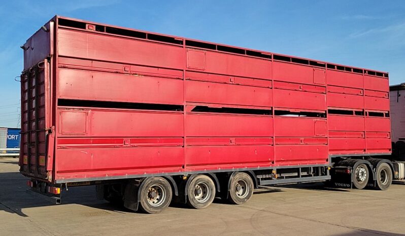 Houghton Tri Axle Double Deck Live Stock Trailer, Hydraulic Ramp Livestock Trailers For Auction: Leeds -27th, 28th, 29th, 30th November 24 @ 8:00am full