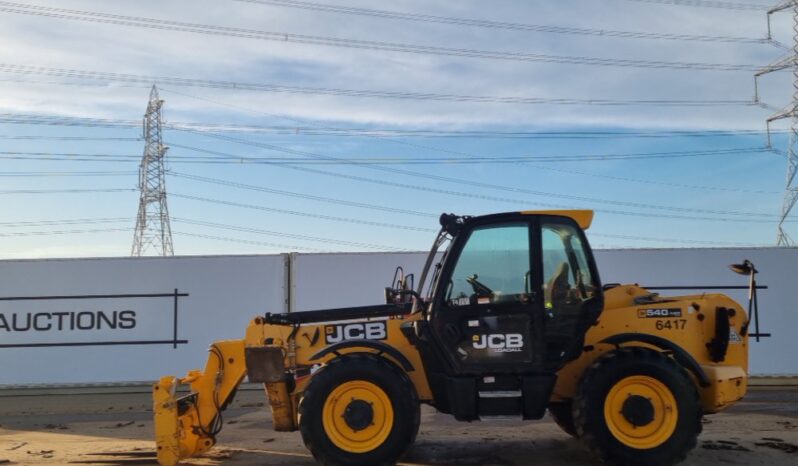 2016 JCB 540-140 Hi Viz Telehandlers For Auction: Leeds -27th, 28th, 29th, 30th November 24 @ 8:00am full