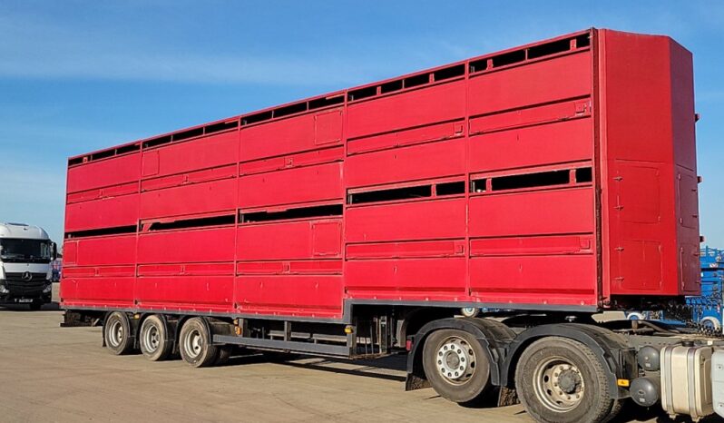 Houghton Tri Axle Double Deck Live Stock Trailer, Hydraulic Ramp Livestock Trailers For Auction: Leeds -27th, 28th, 29th, 30th November 24 @ 8:00am full