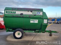 Keenan 100FP Farm Machinery For Auction: Leeds -27th, 28th, 29th, 30th November 24 @ 8:00am full