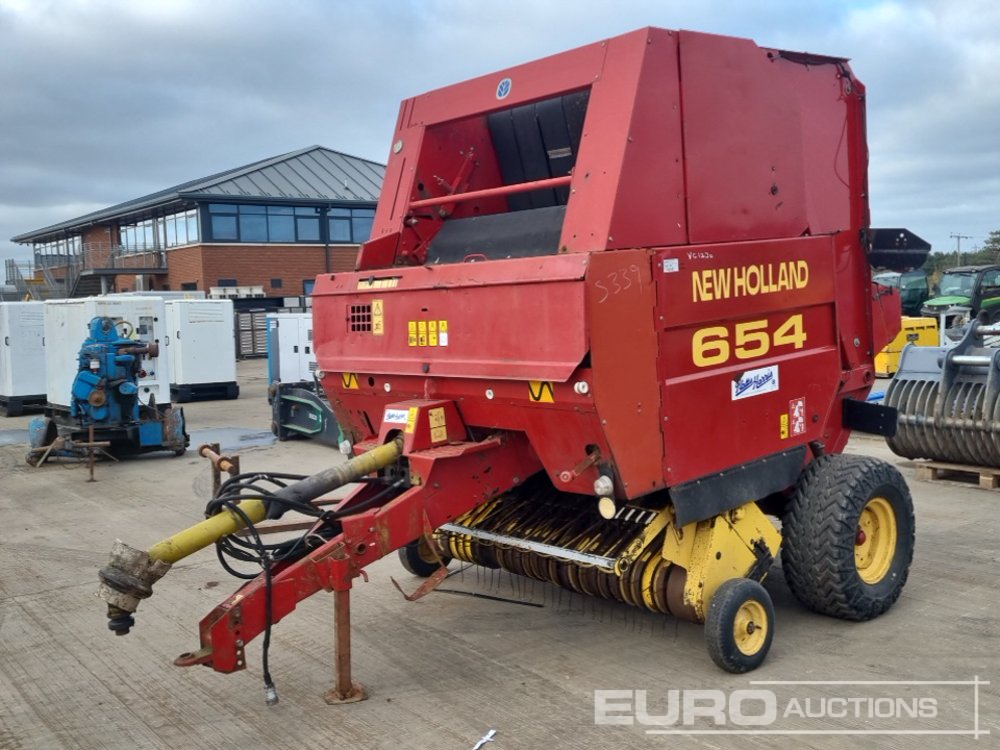 New Holland 654 Farm Machinery For Auction: Leeds -27th, 28th, 29th, 30th November 24 @ 8:00am