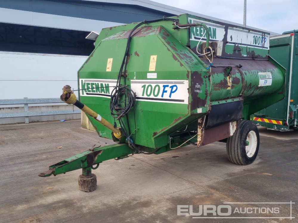 Keenan 100FP Farm Machinery For Auction: Leeds -27th, 28th, 29th, 30th November 24 @ 8:00am