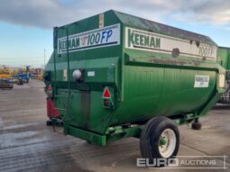 Keenan 100FP Farm Machinery For Auction: Leeds -27th, 28th, 29th, 30th November 24 @ 8:00am full