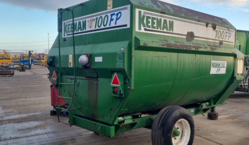 Keenan 100FP Farm Machinery For Auction: Leeds -27th, 28th, 29th, 30th November 24 @ 8:00am full