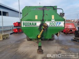 Keenan 100FP Farm Machinery For Auction: Leeds -27th, 28th, 29th, 30th November 24 @ 8:00am full