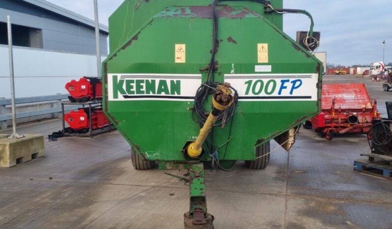 Keenan 100FP Farm Machinery For Auction: Leeds -27th, 28th, 29th, 30th November 24 @ 8:00am full