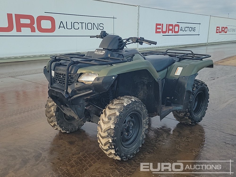 Honda Rancher ATVs For Auction: Leeds -27th, 28th, 29th, 30th November 24 @ 8:00am