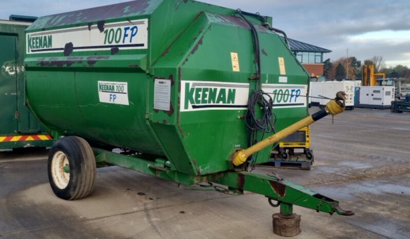 Keenan 100FP Farm Machinery For Auction: Leeds -27th, 28th, 29th, 30th November 24 @ 8:00am full