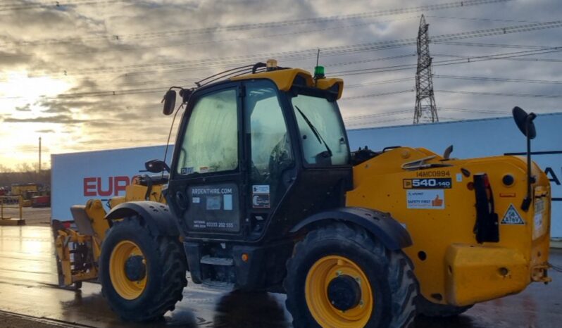 2018 JCB 540-140 Hi Viz Telehandlers For Auction: Leeds -27th, 28th, 29th, 30th November 24 @ 8:00am full