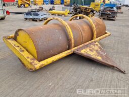 Grays Single Drum Draw Bar Roller Farm Machinery For Auction: Leeds -27th, 28th, 29th, 30th November 24 @ 8:00am full