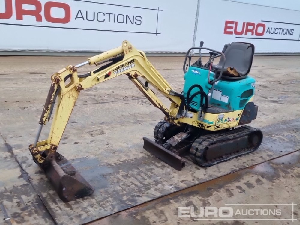 Yanmar B08-3 Micro Excavators For Auction: Leeds -27th, 28th, 29th, 30th November 24 @ 8:00am