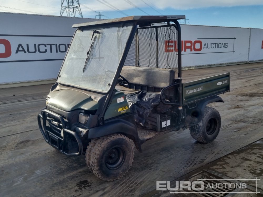 Kawasaki Mule 3010 Utility Vehicles For Auction: Leeds -27th, 28th, 29th, 30th November 24 @ 8:00am