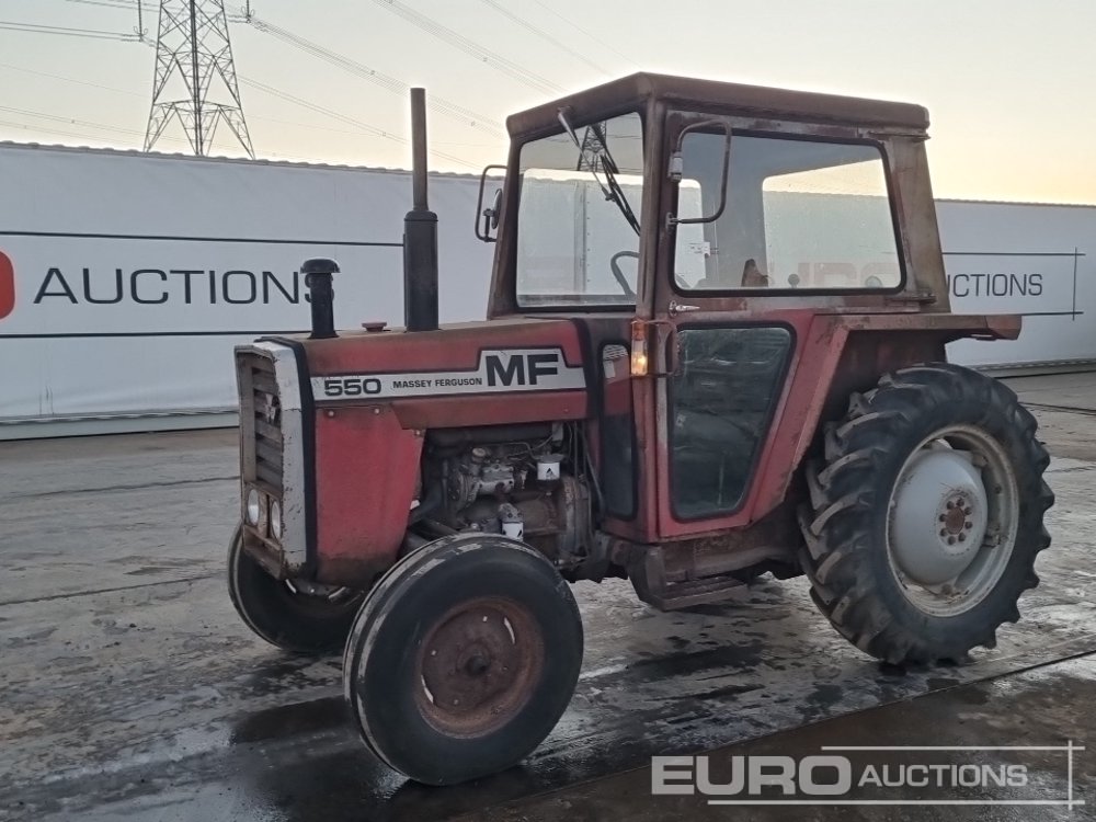 Massey Ferguson 550 Tractors For Auction: Leeds -27th, 28th, 29th, 30th November 24 @ 8:00am